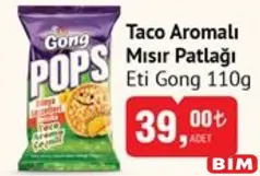 ETİ GONG TACO AROMALI MISIR PATLAĞI 110 G ETİ GONG TACO AROMALI MISIR PATLAĞI 110 G